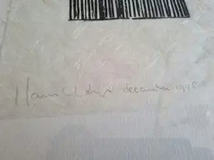 Niet of onleesbaar gesigneerd - Zwart/wit grafisch kopen? Bied vanaf 10!