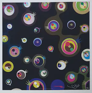 Takashi Murakami - Jellyfish Eyes Black 3 - 2004 kopen? Bied vanaf 1250!