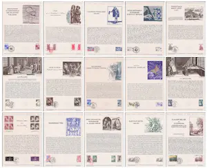Victor Vasarely - e.a: Collectie Document Philatelique Offciel - 15 stuks kopen? Bied vanaf 19!
