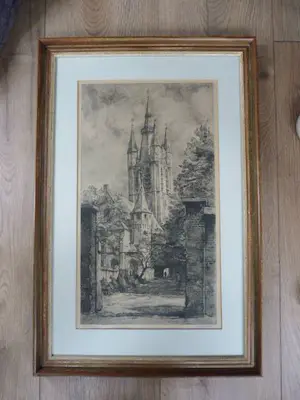 Willem Gerard Hofker - Grote Kerk te Delft kopen? Bied vanaf 95!