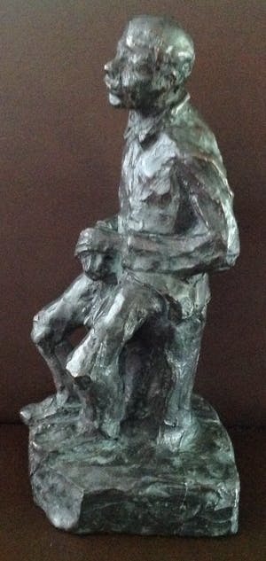 Brons (Onbekend) - Zittende figuur kopen? Bied vanaf 200!