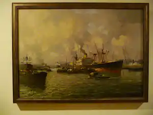 Marius de Jongere - Havenzicht Rotterdam verkocht voor € 440!