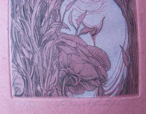 Ernst Fuchs - MÄDCHENAKT in FLORALER UMGEBUNG . 15 / 20 signiert kopen? Bied vanaf 250!