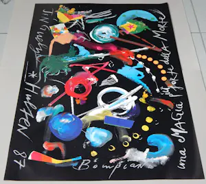 Jean Tinguely - Ausstellungsplakat Palazzo Grassi Venedig 1987 kopen? Bied vanaf 80!