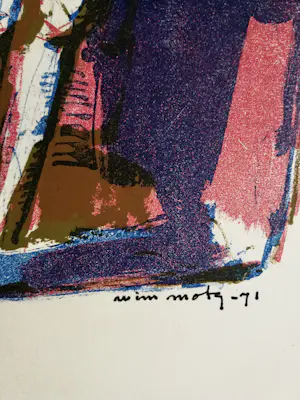 Wim Motz - Litho kopen? Bied vanaf 29!