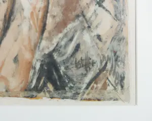 Willem Janssen - Aquarel op papier, Vrouw met vogel - Ingelijst (Groot) kopen? Bied vanaf 50!