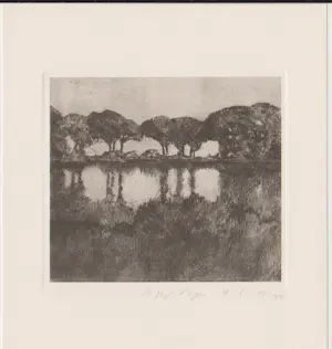 Rolf Meyn - Drie handgesigneerde zeefdrukken: Landschappen I, II, III | GRATIS VERZENDING kopen? Bied vanaf 35!