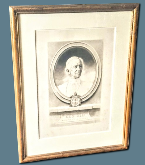 Claude-Ferdinand Gaillard - Gravur Kupferstich 1880 Porträt Papst Leo XIII handsigniert Museumsrahmung kopen? Bied vanaf 180!