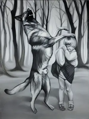 Cisca Bogman - Olieverf op doek, In the woods kopen? Bied vanaf 50!