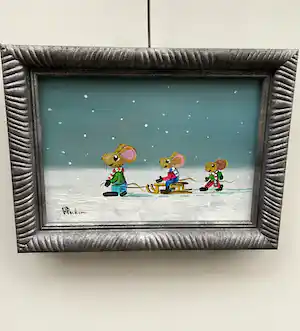Henk Poeder - Muisjes in de sneeuw verkocht voor € 89!