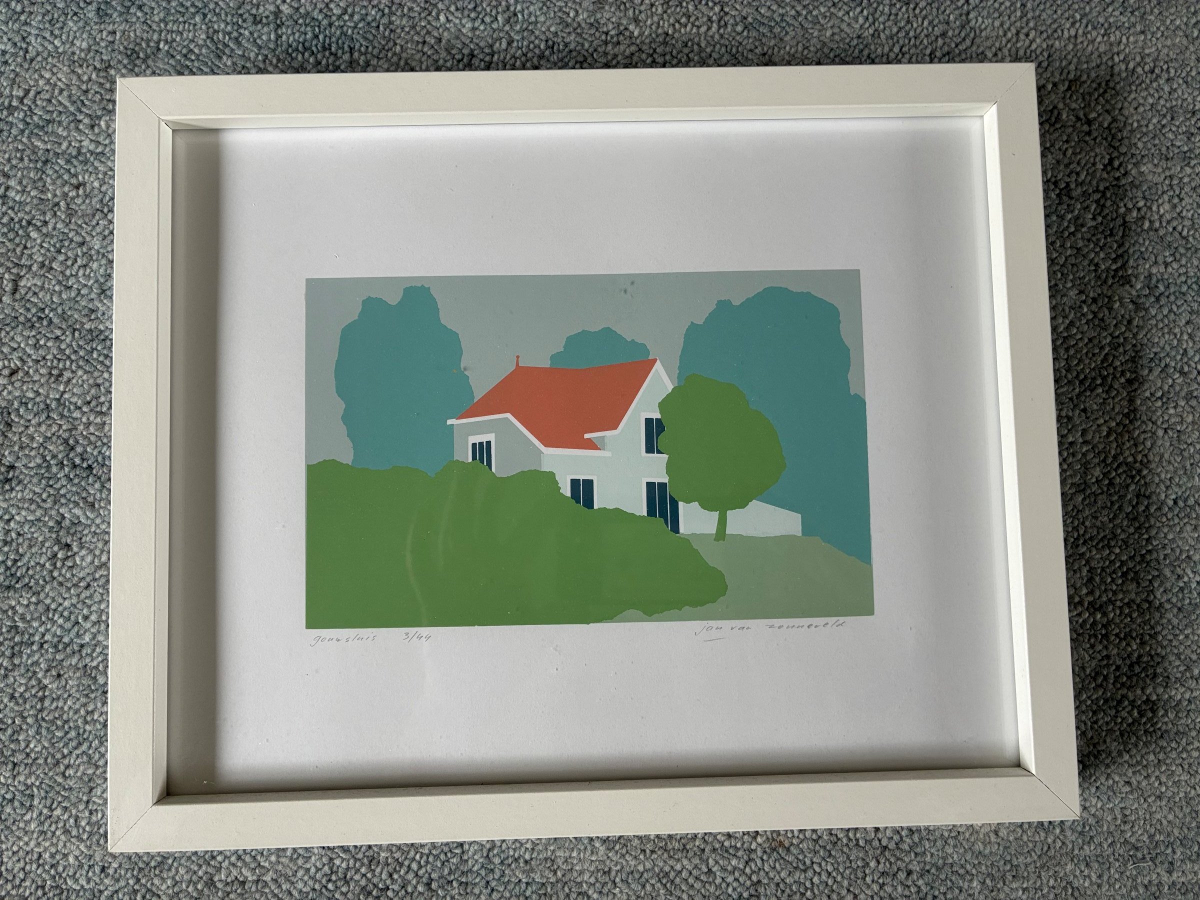 Jan van Zonneveld - landschappelijke schilderij van Jan van Zonneveld kopen? Bied vanaf 40!