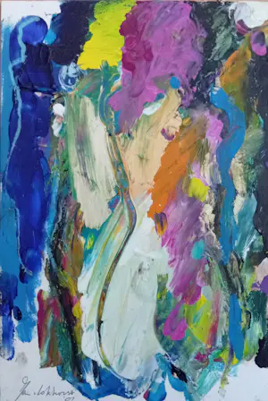 Jan van Lokhorst - Origineel abstract 2001 kopen? Bied vanaf 225!