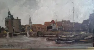 Hendrik Cornelis Kranenburg - Havengezicht Enkhuizen kopen? Bied vanaf 165!