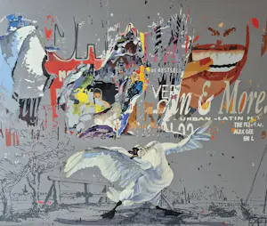 Alfred Degens - Acryl op doek - & More (2006), gesigneerd r.o. kopen? Bied vanaf 850!