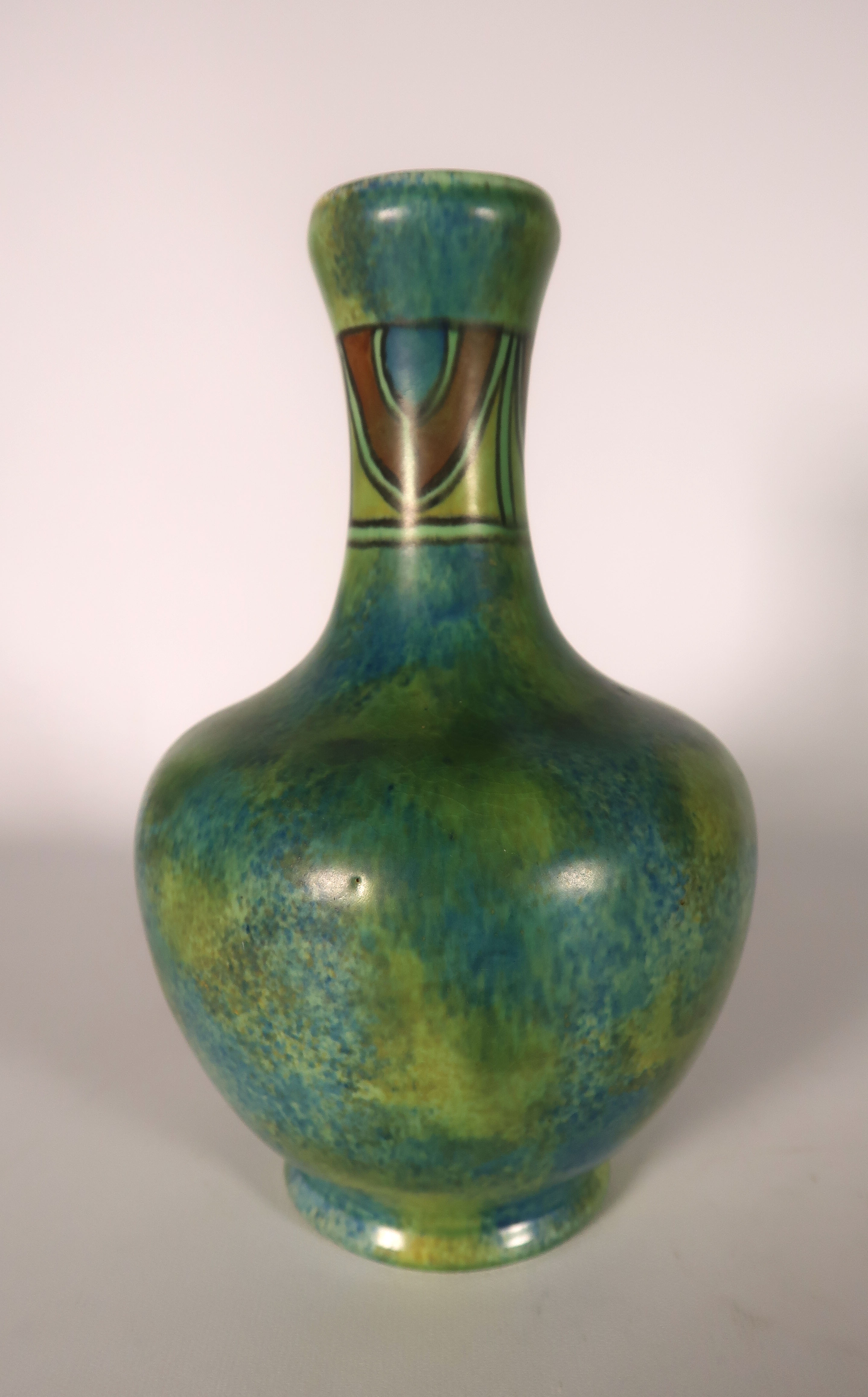 George Clews & Co. Ltd. - Aardewerk, ''Chameleon Ware'' vaas kopen? Bied vanaf 20!