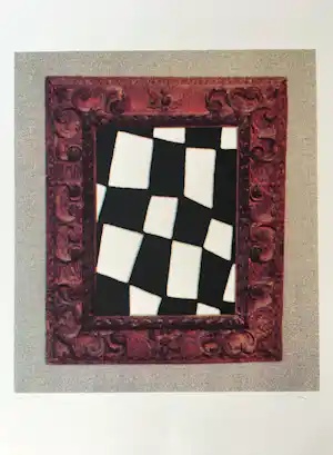 JCJ VANDERHEYDEN - zeefdruk ‘Checkerboard’ - artist proof kopen? Bied vanaf 325!