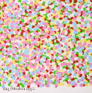 Har Sanders - Zeefdruk, Confetti verkocht voor € 40!