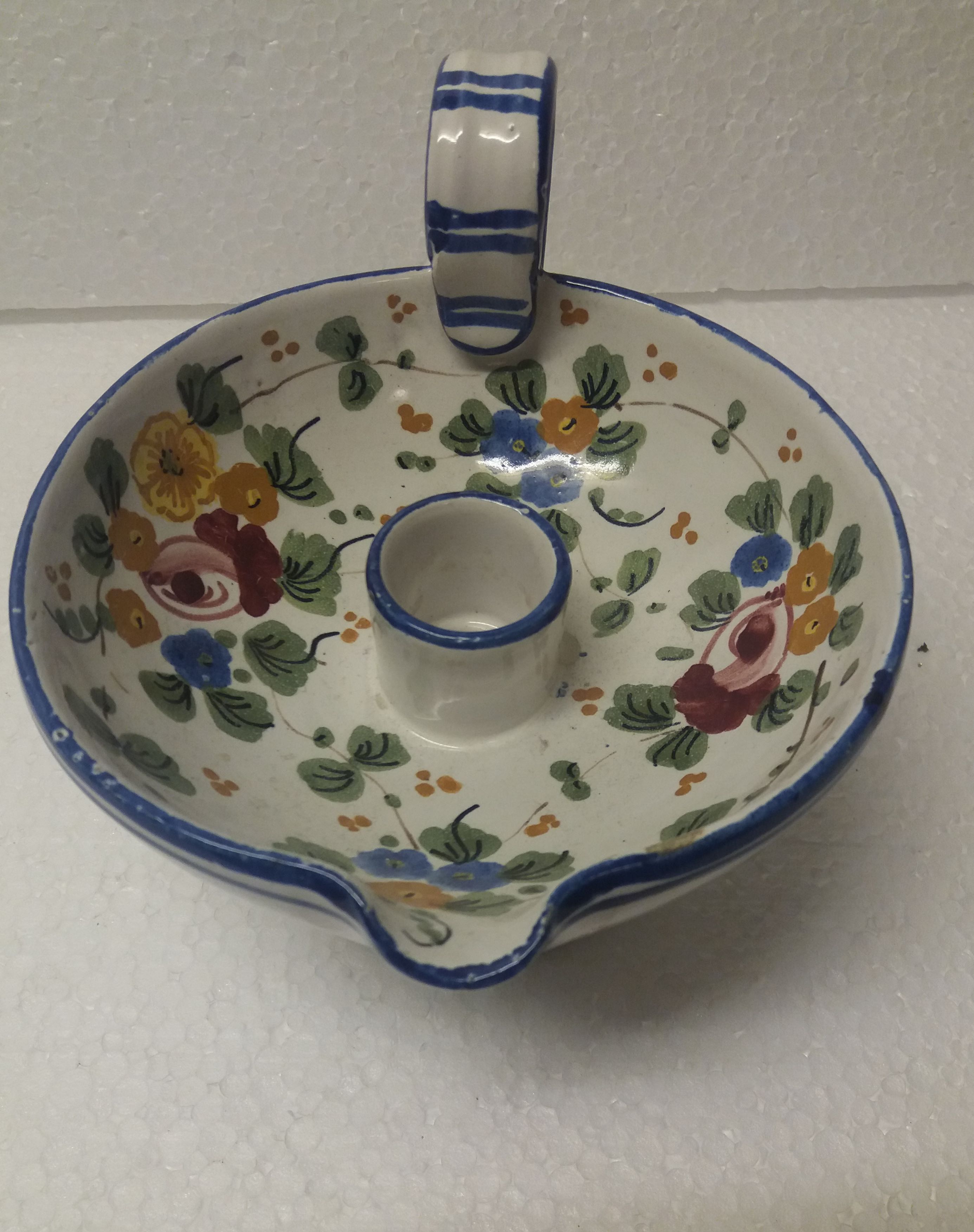Niet of onleesbaar gesigneerd - Vintage keramische kandelaar houder Castein kopen? Bied vanaf 1!