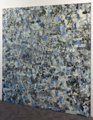 Angelos Tassopoulos - Olieverf op doek, Abstracte compositie - Zeer groot kopen? Bied vanaf 300!