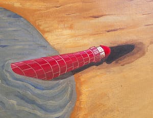 Hannes Postma - Gestrand, olieverf op doek (ingelijst, groot) kopen? Bied vanaf 495!