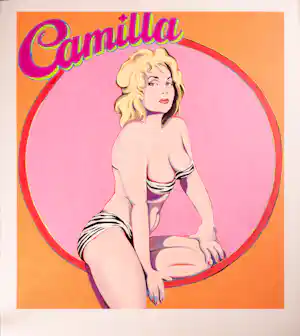 Mel Ramos - Camilla - große Litho, sign.+num., zum SUPERPREIS kopen? Bied vanaf 1800!