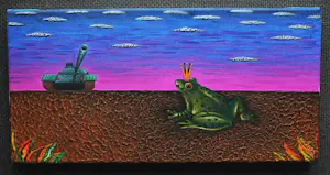 Dadara - Acryl op doek: Frog kopen? Bied vanaf 1299!