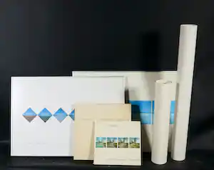 Ger Dekkers - Lot van 3 werken, 2 boeken en 1 affiche , Zee-Lucht-Land verkocht voor € 270!