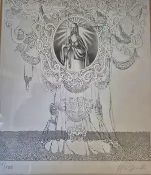 Hans Georg Rauch - Zonder titel - Madonna -heiligdom kopen? Bied vanaf 150!