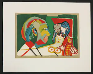 Herman Krikhaar - Litho, Portret Corneille kopen? Bied vanaf 50!