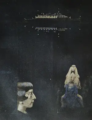 Peter Bes - Grote & unieke - 1980 - artist proof Ets/aquatint "Hotel du Lac" met opdracht kopen? Bied vanaf 45!