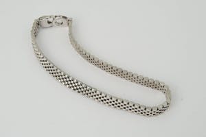 1515 - elegante 18 karaats Witgouden unisex "Jubilee" schakel armband - kopen? Bied vanaf 540!