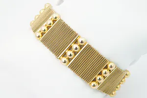Bijzondere 18 karaats gouden unisex "Milanese" schakel armband - ZWAAR! (67gr) kopen? Bied vanaf 1860!
