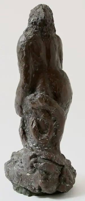 Aat Veldhoen - Bronzen sculptuur: 'Vogelvrouw' kopen? Bied vanaf 2950!