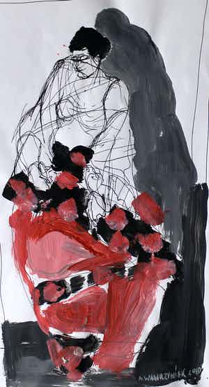 Andrzej Wawrzyniak - Flamenco (1) - studie verkocht voor € 220!