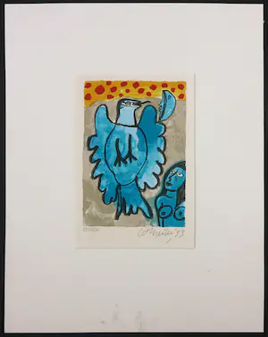 Corneille - Litho, Femme et oiseau kopen? Bied vanaf 1!