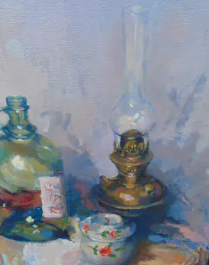 Albert Wouters - Stilleven met fles kopen? Bied vanaf 175!