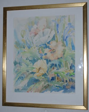 Bernadette Leijdekkers - Aquarel wilde bloemen kopen? Bied vanaf 60!