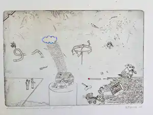 Wytze Monna - De vervreemding van happy grandpa with missing mill kopen? Bied vanaf 35!