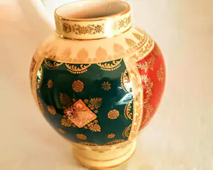 DW Karlsbader Porzellan - Vase Josef Kuba JKW Dekor Karlsbad handbemalt Galante Szene 40er Jahre kopen? Bied vanaf 85!