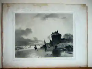 Charles Leickert - Ijsgezicht verkocht voor € 20!