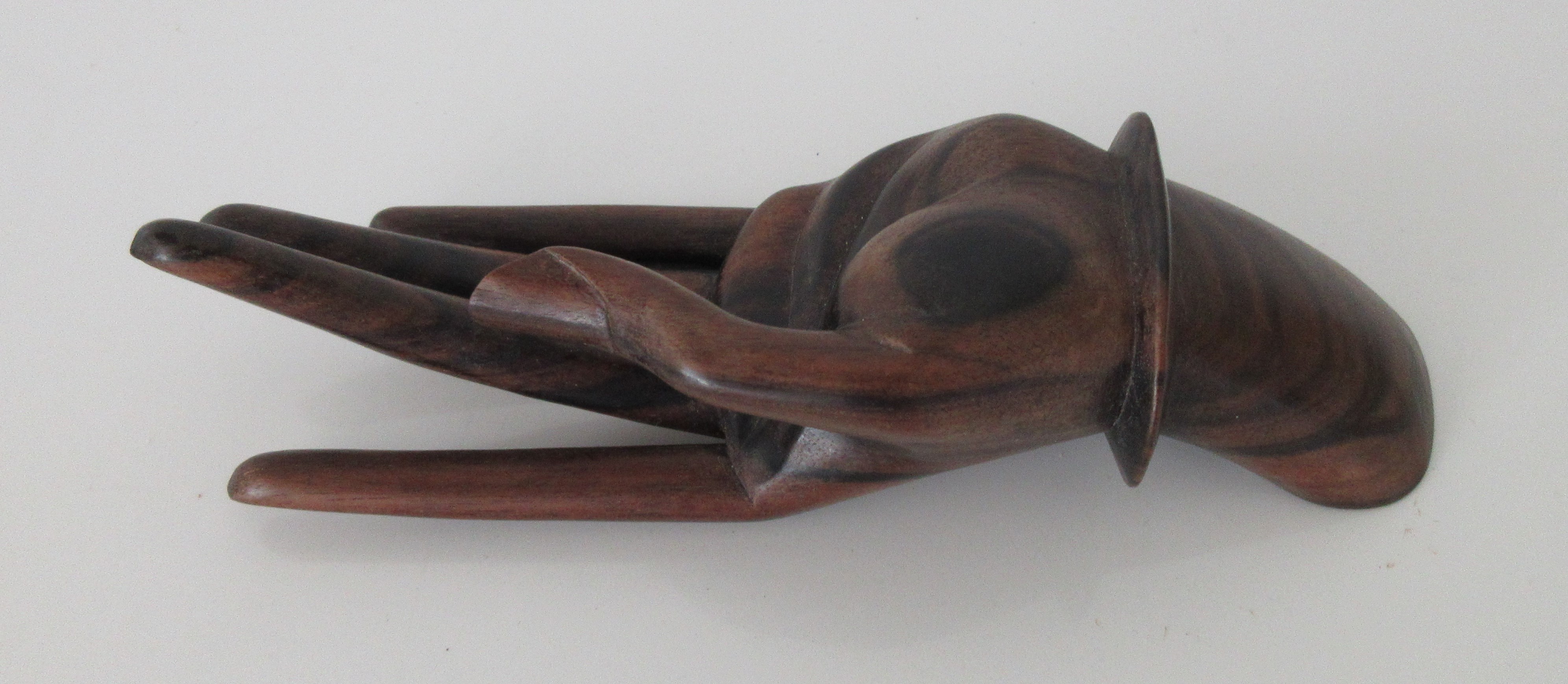 Niet of onleesbaar gesigneerd - Ebbenhouten Art Deco ringhouder  kopen? Bied vanaf 1!