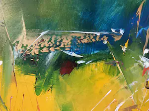 Kate Wilkinson - Abstract painting 140x70 kopen? Bied vanaf 120!