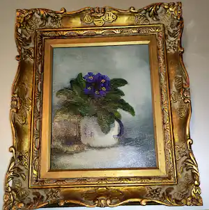 Albert Wessels - Viooltjes in potje verkocht voor € 175!