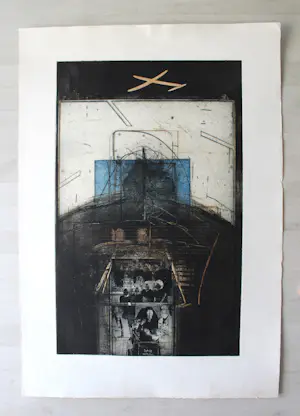 Karl Fred Dahmen - „Zutritt verboten" - Auflage von 75 - signiert - (100 x 65 cm) kopen? Bied vanaf 180!