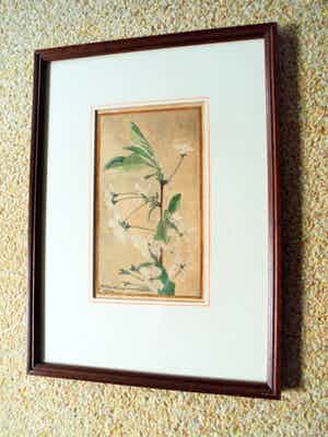 Johan Christiaan Kerkmeijer - Aquarel - Bloemen verkocht voor € 40!