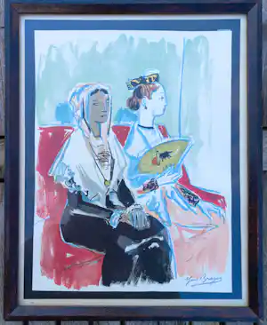 Yves Brayer - Les amies du toreador verkocht voor € 45!