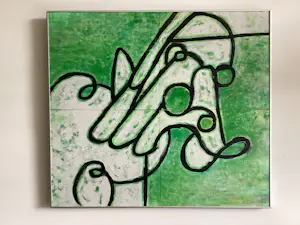 Jack Vissers - Le Monde Vert -olieverf op paneel kopen? Bied vanaf 100!