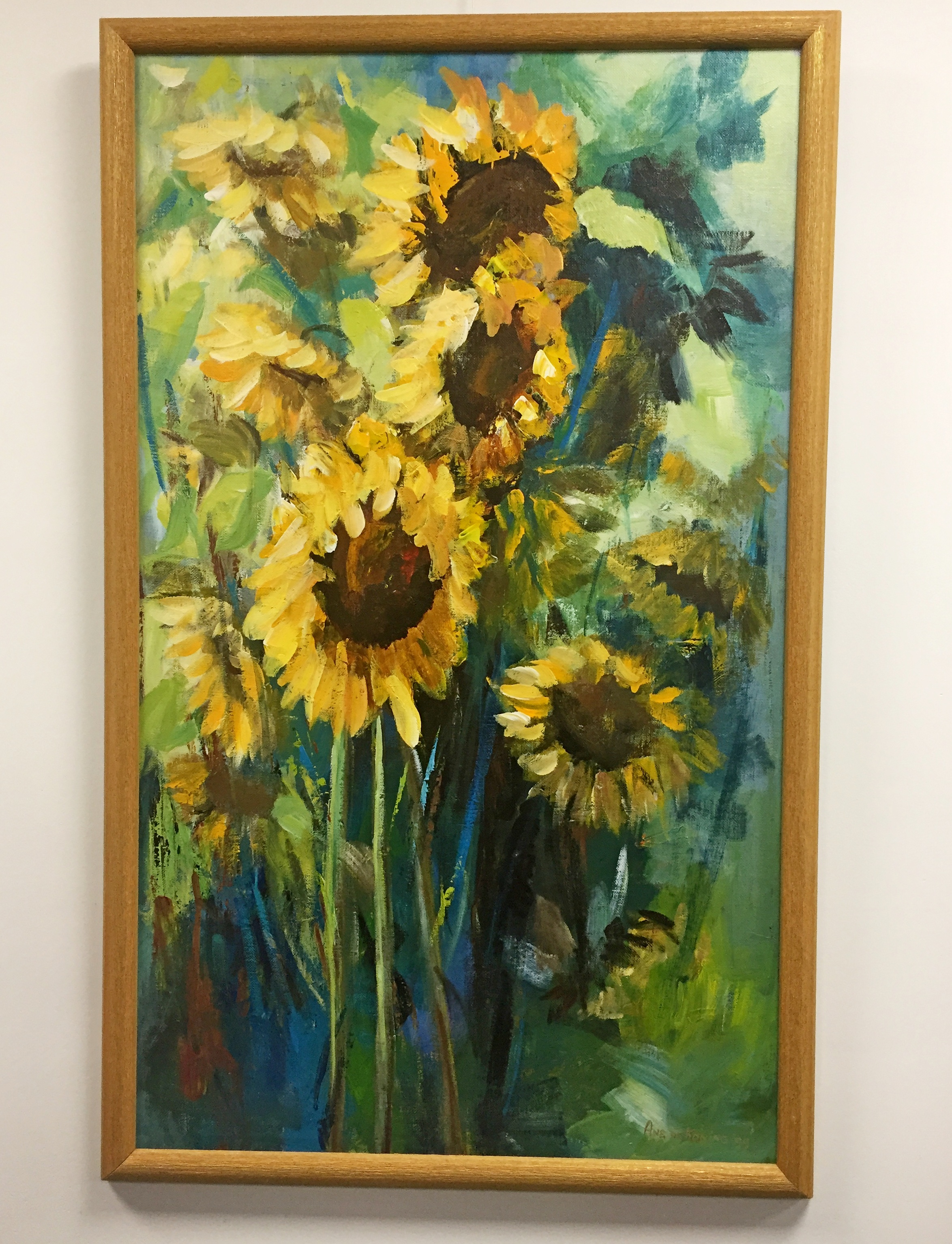 Niet of onleesbaar gesigneerd - zonnenbloemen kopen? Bied vanaf 1!