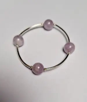 Nieuwe zilveren armband met Amethist  edelsteen kopen? Bied vanaf 37!