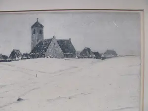 Willem Witjens - dorpje in de winter kopen? Bied vanaf 30!